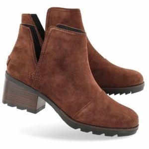Sorel Cate Cut Out Bootie Brown